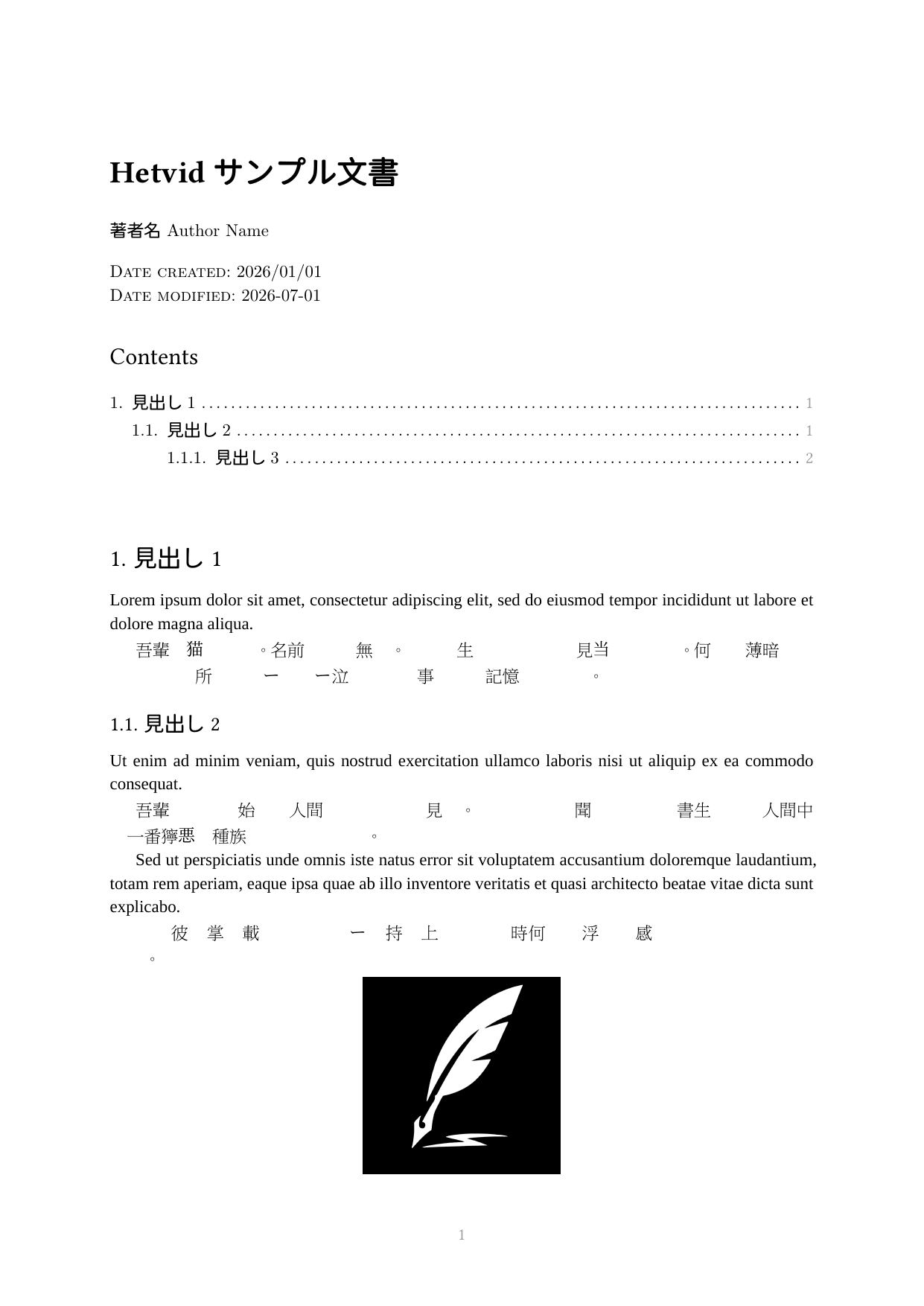 Hetvid template preview